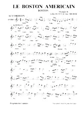 scarica la spartito per fisarmonica Le boston Américain in formato PDF