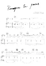 download the accordion score Puisque tu pars in PDF format