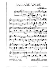 scarica la spartito per fisarmonica Ballade Valse in formato PDF