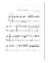 descargar la partitura para acordeón After you've gone (Arrangement : Gary Dalh) (Swing) en formato PDF