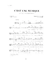 descargar la partitura para acordeón C'est une musique (Ou : La vie d' maint'nant) (One Step) en formato PDF