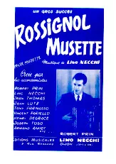 télécharger la partition d'accordéon Rossignol Musette (Valse Musette) au format PDF