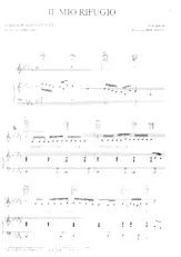 télécharger la partition d'accordéon Il mio rifugio (Chant : Richard Cocciante) au format PDF