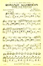 descargar la partitura para acordeón Romance Accordéon (Valse Romantique) en formato PDF