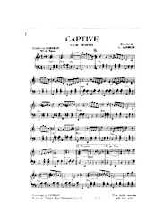 scarica la spartito per fisarmonica Captive (Valse Musette) in formato PDF