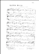 télécharger la partition d'accordéon Gloria Bella (Relevé) (Step) au format PDF