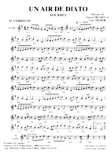 download the accordion score Un air de diato (Bourrée) in PDF format