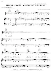 descargar la partitura para acordeón Theme from Midnight Express (Slow) en formato PDF