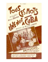 télécharger la partition d'accordéon Une nuit à Cuba (Orchestration) (Baion) au format PDF
