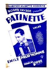 télécharger la partition d'accordéon Patinette (Valse) au format PDF