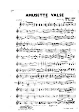 scarica la spartito per fisarmonica Amusette Valse in formato PDF