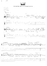 télécharger la partition d'accordéon Beth (Tablature) au format PDF
