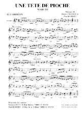 download the accordion score Une tête de pioche (Marche) in PDF format