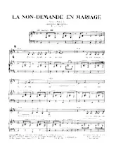 télécharger la partition d'accordéon La non demande en mariage au format PDF