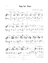 télécharger la partition d'accordéon Tea for two (Arrangement Hans-Günter Heumann) au format PDF