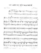download the accordion score Le cœur désaccordé (Chant : Georgette Lemaire) (Charleston 1925) in PDF format
