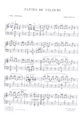 download the accordion score Pattes de velours in PDF format