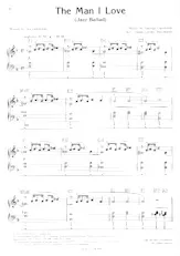 scarica la spartito per fisarmonica The man I love (Arrangement : Hans-Günter Heumann) (Jazz Ballad) in formato PDF