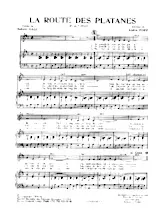download the accordion score La route des platanes in PDF format
