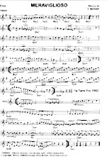 télécharger la partition d'accordéon Meraviglioso (Orchestration) (Valse) au format PDF