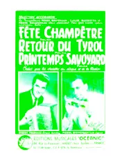 télécharger la partition d'accordéon Fête champêtre + Printemps Savoyard (Polka) au format PDF