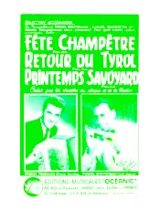 download the accordion score Fête champêtre + Printemps Savoyard (Polka) in PDF format