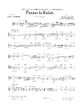 descargar la partitura para acordeón Passer le relais (Valse Chantée) en formato PDF