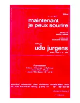 scarica la spartito per fisarmonica Maintenant je peux sourire (Chant : Udo Jurgens) (Orchestration Complète) (Slow) in formato PDF