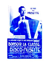 scarica la spartito per fisarmonica Disco Musette (Valse) in formato PDF