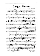 télécharger la partition d'accordéon Gadjet Musette (Valse Musette) au format PDF