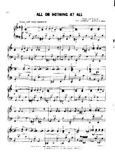 descargar la partitura para acordeón All or nothing at all (Slow) en formato PDF