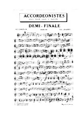 télécharger la partition d'accordéon Demi finale + Brin de chance (Marche + Valse) au format PDF