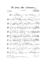 descargar la partitura para acordeón Si peu de choses (Boléro) en formato PDF