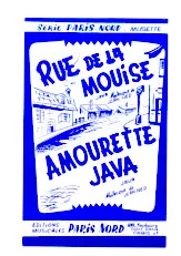 télécharger la partition d'accordéon Rue de la mouise + Amourette Java au format PDF