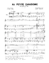 scarica la spartito per fisarmonica Ma petite Canadienne (Il est bleu Il est gris) (Slow) in formato PDF