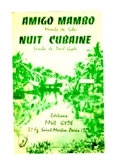 scarica la spartito per fisarmonica Nuit Cubaine (Orchestration Complète) (Samba) in formato PDF