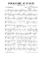 descargar la partitura para acordeón Folklore d'Italie (Tarentelle) en formato PDF