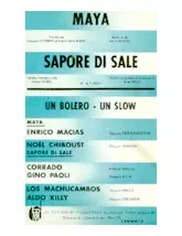 télécharger la partition d'accordéon Sapore di Sale (Orchestration Complète) (Slow Rock) au format PDF