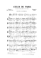 download the accordion score Cœur de Paris + Viens dans les bois (Valse Populaire Chantée) in PDF format