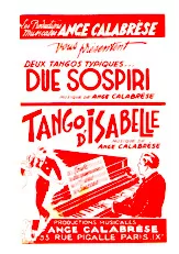 scarica la spartito per fisarmonica Due Sospiri (Deux soupirs) (Orchestration) (Tango Typique) in formato PDF