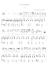 scarica la spartito per fisarmonica L'effet papillon (Arrangement : Jean-Serge Schwartz) in formato PDF