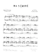 descargar la partitura para acordeón Ma Vérité (Slow Rock) en formato PDF
