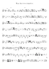 descargar la partitura para acordeón Rue des Trois Matelots en formato PDF