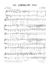 descargar la partitura para acordeón Ne cherche pas (Fox) en formato PDF