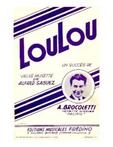 download the accordion score Loulou (Orchestration) (Valse Musette) in PDF format