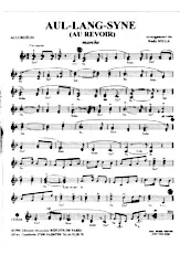 télécharger la partition d'accordéon Auf Lang Syne (Au Revoir) + Plaisir d'amour (Marche + Boston) au format PDF