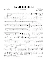 scarica la spartito per fisarmonica La vie est belle (Marche Disco) in formato PDF