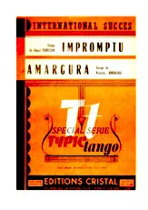 télécharger la partition d'accordéon Amargura (Orchestration Complète) (Tango) au format PDF