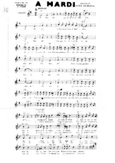 download the accordion score A mardi in PDF format