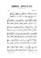 télécharger la partition d'accordéon Brise Joyeuse (Valse Musette) au format PDF